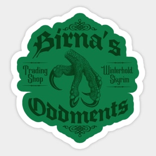 Birna's Oddments Sticker